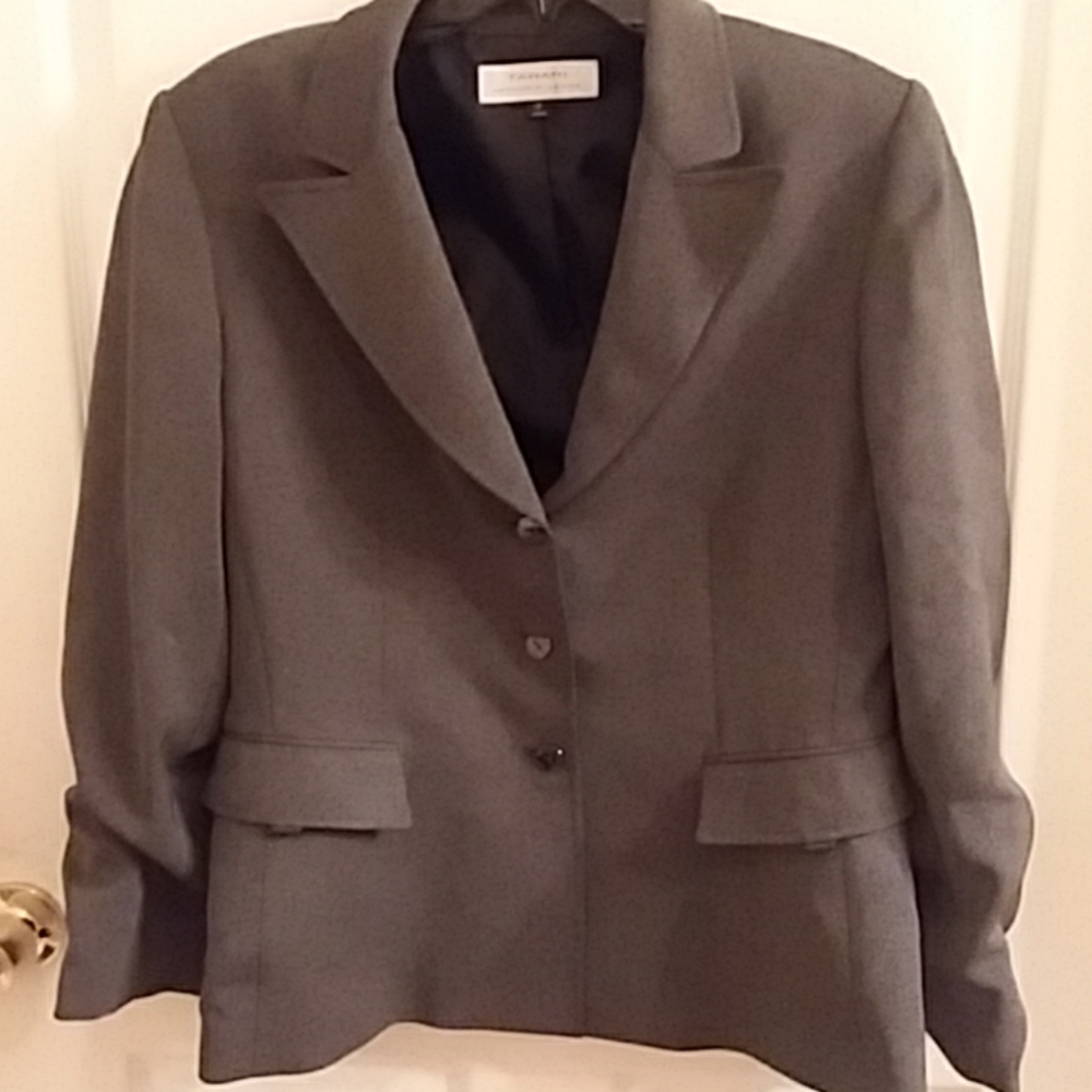 Gray Tahari Blazer by Arthur S. Levine